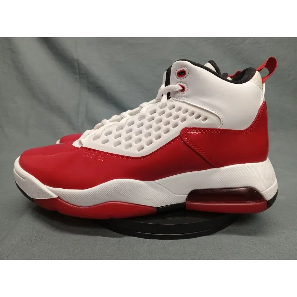 Nike Jordan Maxin 200 (GS) Boys Sneakers White Red Size 6 NEW NO BOX! - Picture 4 of 11